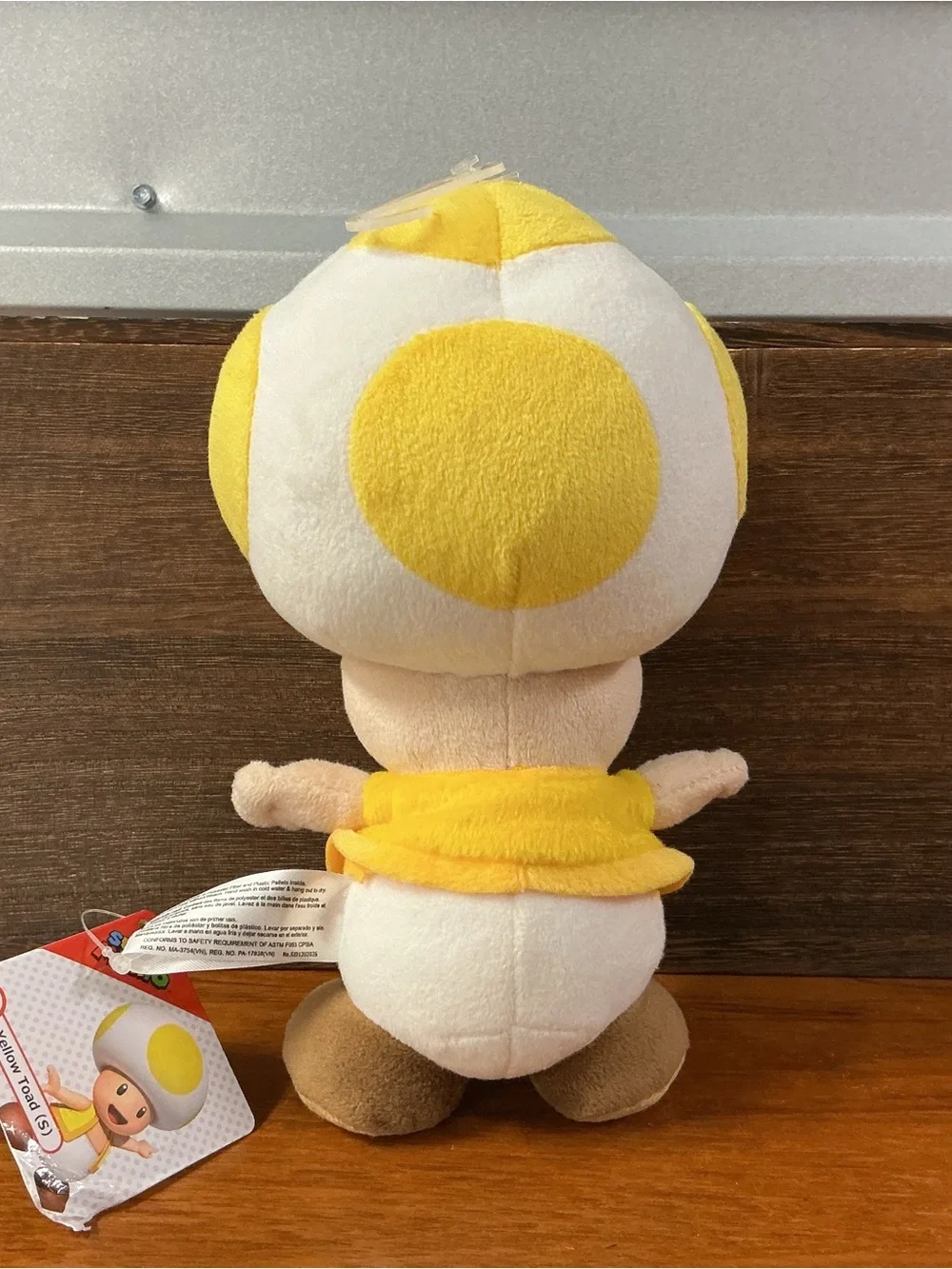 Little Buddy Nintendo Super Mario 32 Yellow Toad Plush